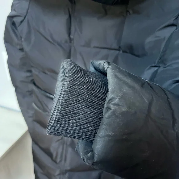 Mackage Brigid Knit & Leather Trim Down Puffer
Parka - Picture 8 of 16